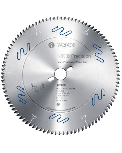 Пильный диск Bosch Top Precision Best for Laminated Panel Fine 350х3.5/2.5х30 мм Т108