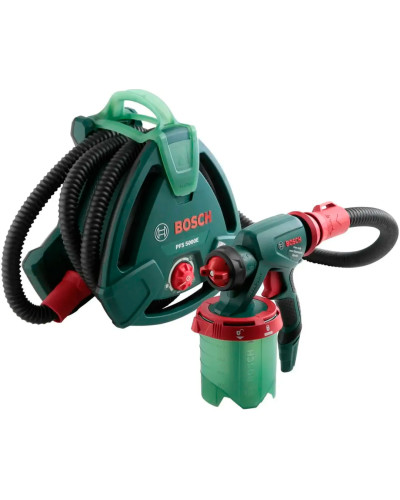 Фарборозпилювач Bosch PFS 5000 E з додатковим контейнером і мішалкою