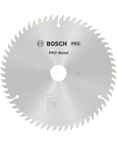Пильный диск Bosch PRO Wood 216×2×30 мм, 60 ATB