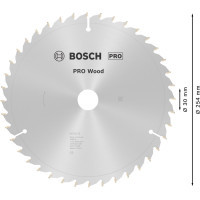 Пильный диск Bosch PRO Wood 254×2×30 мм, 40 ATB