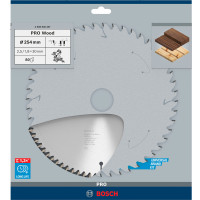 Пильный диск Bosch PRO Wood 254×2.5×30 мм, 80 ATB
