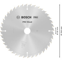 Пильный диск Bosch PRO Wood 254×2×30 мм, 40 ATB