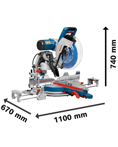 Пила торцювальна BOSCH GCM 12 GDL Professional 