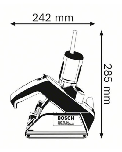 Штроборіз Bosch GNF 20 СA Professional в валізі