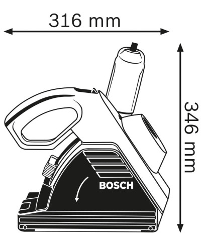 Штроборез Bosch GNF 35 СA Professional в чемодане