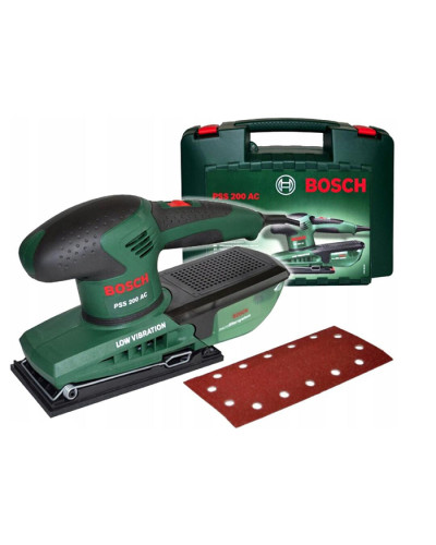 Віброшліфмашина Bosch PSS 200 АС в кейсі