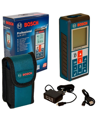 Лазерный дальномер Bosch GLM 100 C Professional 