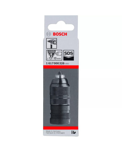 Патрон свердлильний швидкозатискний Bosch з перехідником SDS 1617000328