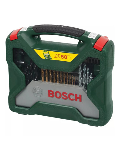 Набір приладдя Bosch X-Line 50 Titanium (50 шт) + набір кріплення 173 шт