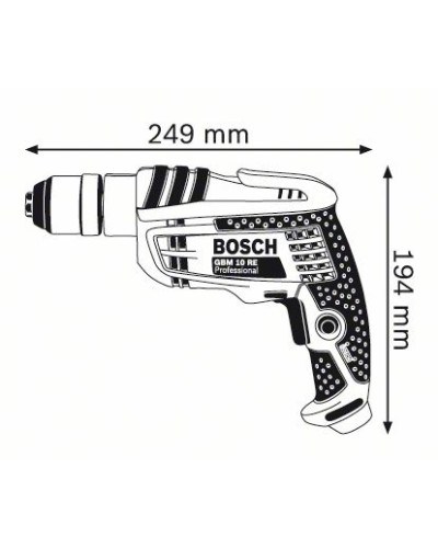 Дриль Bosch GBM 10 RE Professional 0601473600