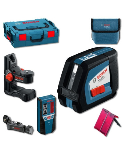 Лазерний нівелір Bosch GLL 2-50 Professional + BM1 (новий) + LR2 + L-Boxx 
