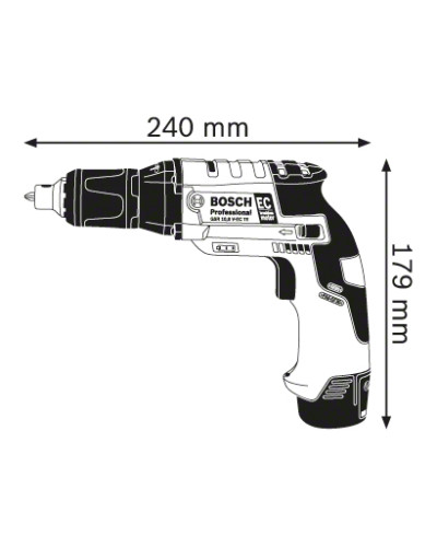 Акумуляторний дриль-шуруповерт Bosch GTB 12V-11 Solo