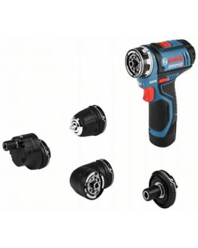 Акумуляторний дриль-шурупокрут BOSCH GSR 12V-15 FC, 2 акб, з/в, в L-BOXX 102