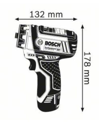 Акумуляторний дриль-шурупокрут BOSCH GSR 12V-15 FC, 2 акб, з/в, в L-BOXX 102