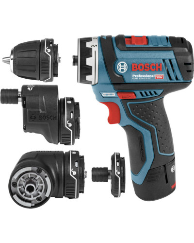 Акумуляторний дриль-шурупокрут BOSCH GSR 12V-15 FC, 2 акб, з/в, в L-BOXX 102