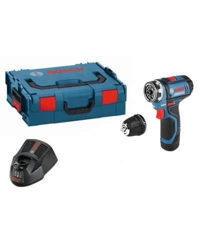 Акумуляторний дриль-шуруповерт BOSCH GSR 12V-15 FC 2 акб 2,0 Ah, з/п, в L-BOXX 102