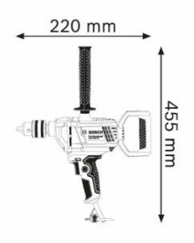 Дриль Bosch GBM 1600 RE Professional 06011B0000