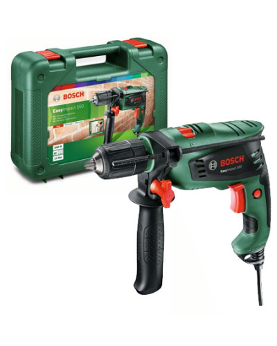 Ударний дриль Bosch EasyImpact 550 БЗП Proffecional в кейсі