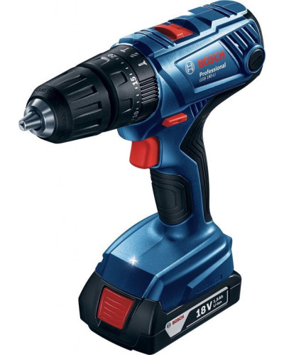 Акумуляторний дриль-шурупокрут Bosch GSR 180-LI Professional, 2 акб GBA 18V 1,5 Ah, з/п AL 1814 CV