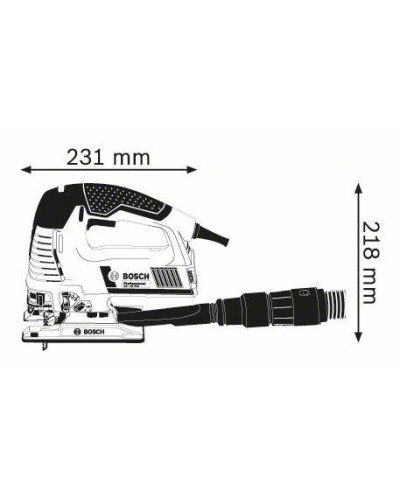 Лобзик Bosch GST 160 BCE Professional в кейсі L-Boxx 136