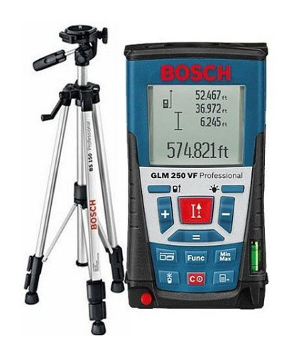 Лазерний далекомір Bosch GLM 250 VF + BT150 Professional 