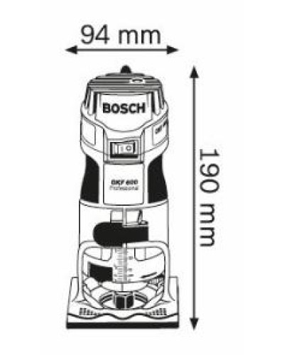 Фрезер BOSCH GKF 600 Professional Set 060160A101