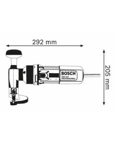 Шлицеві ножиці BOSCH GSC 2,8 Professional 0601506108