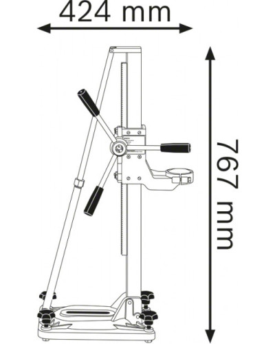 Стійка свердлильного верстата Bosch Heavy Duty GCR 180 0601190100