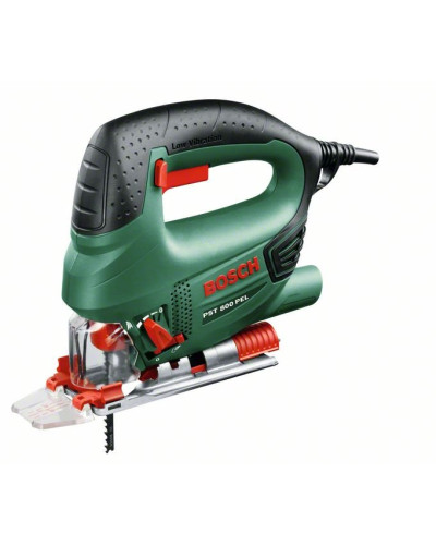Лобзик Bosch PST 800 PEL Compact з набором 10 пиляльних полотен, у кейсі