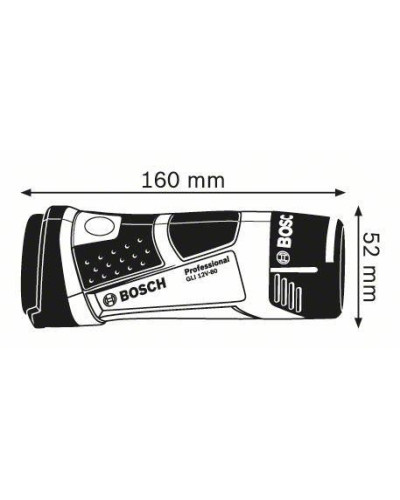Ліхтар акумуляторний Bosch GLI 12V-80 Professional, без акб і з/у