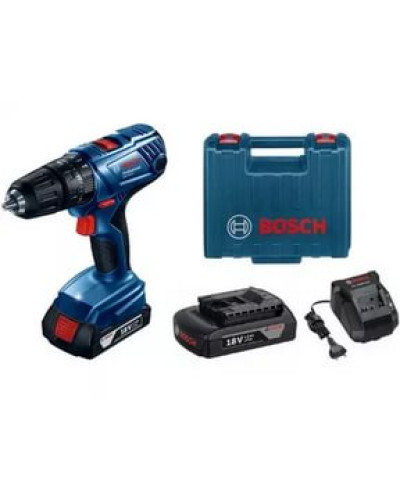 Акумуляторний ударний дриль-шуруповерт Bosch GSB 180-LI Professional, 2 акб 2Ah, з/п, кейс