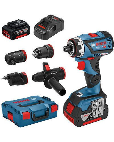 Акумуляторний шурупокрут Bosch GSR 18 V-60 FC Set Professional, 2 акб GBA 18 В 5.0 Ah, з/п AL 1880 CV