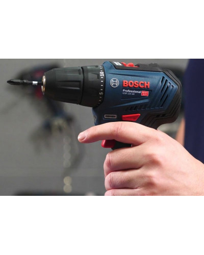 Акумуляторний шуруповерт Bosch GSR 12V-30 Professional, 2 акб GBA 12V 2 Ah, з/п GAL 12V-40