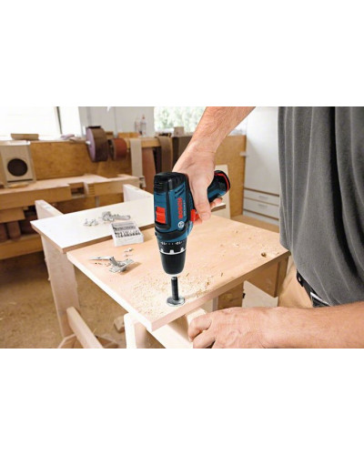 Акумуляторний дриль-шурупокрут BOSCH GSR 12V-15 Set Professional, 2 акб 12V (2Ah+4Ah), з/у GAL 12V-20