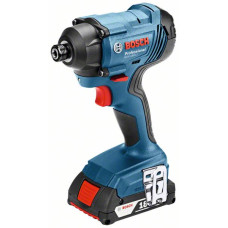 Акумуляторний ударний гайковерт Bosch GDR 180-LI Professional, 2 акб GBA 18V 3.0Ah, з/п AL 1820 CV