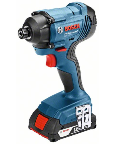 Акумуляторний ударний гайковерт Bosch GDR 180-LI Professional, 2 акб GBA 18V 3.0Ah, з/п AL 1820 CV