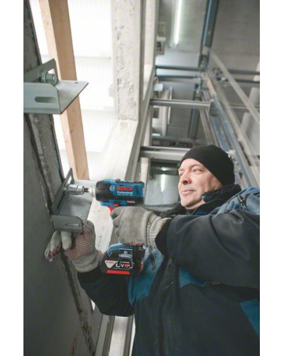Акумуляторний ударний гайковерт Bosch GDS 18 V-EC 250 Professional, 2 акб GBA 18V 4 Ah, з/п AL 1860 CV в L-Boxx 136