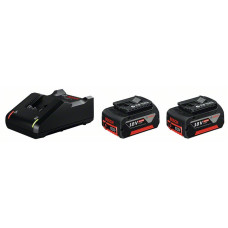 Базовий комплект 2 акумуляторів Bosch GBA 18V 4.0Ah + GAL 18V-40 1600A019S0