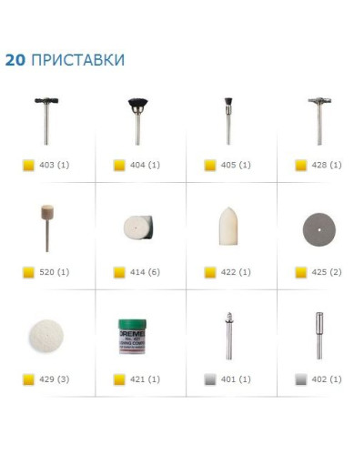 Набір для чищення та полірування Dremel 684 26150684JA