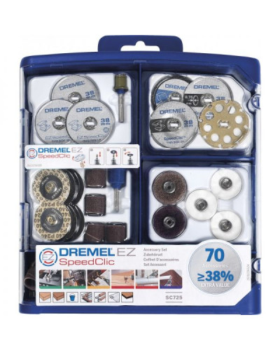 Набір насадок Dremel EZ SPEEDCLIC SC725 2615E725JA