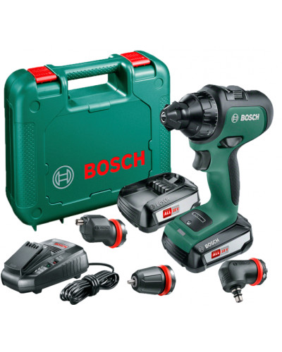 Акумуляторний шурупокрут Bosch AdvancedDrill 18 Set, 2 акб PBA 18 V 2,5 Ah W-B, з/у AL 1830 CV