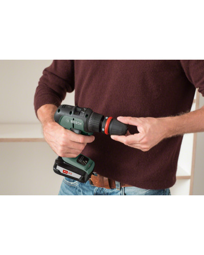 Акумуляторний шурупокрут Bosch AdvancedDrill 18 Set, 2 акб PBA 18 V 2,5 Ah W-B, з/у AL 1830 CV
