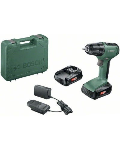 Аккумуляторная дрель-шуруповерт Bosch UniversalDrill 18V, 2 акб PBA 18V 1.5Ah W-A, з/у AL 1810 CV