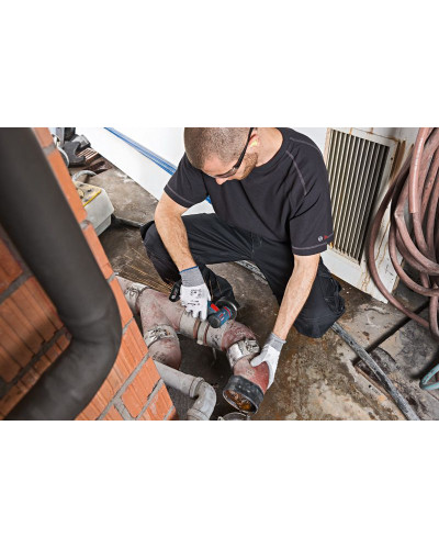 Аккумуляторная угловая шлифмашина Bosch GWS 12V-76 Professional, 2 акб 3 Ah, з/у