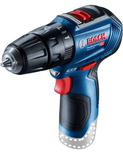 Акумуляторний ударний дриль-шуруповерт Bosch GSB 12V-30 Professional Solo, без акб