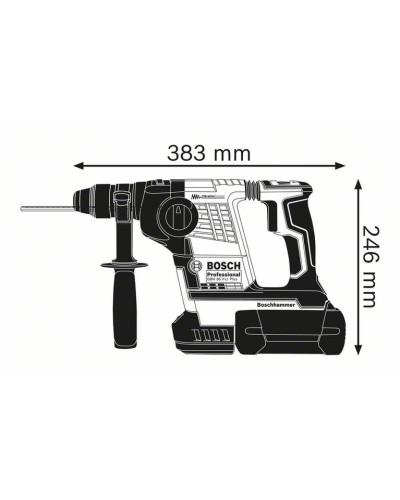 Акумуляторний перфоратор Bosch GBH 36 V-LI Plus Professional, 2 акб GBA 36 В 4.0 Ah, з/п