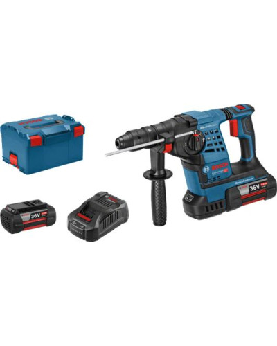 Акумуляторний перфоратор Bosch GBH 36 V-LI Plus Professional, 2 акб GBA 36 В 4.0 Ah, з/п