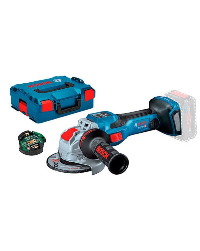 Акумуляторна кутова шліфувальна машина Bosch GWX 18V-15 SC Professional, без акб і з/п, з Bluetooth модулем GCY 42
