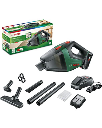 Пилосос акумуляторний Bosch Universal Vac 18, 1 акб PBA 18 V 2.5 Ah W та з/п AL 1830 CV