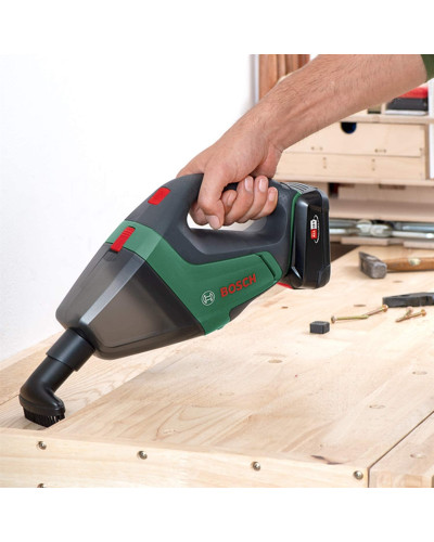 Пилосос акумуляторний Bosch Universal Vac 18, 1 акб PBA 18 V 2.5 Ah W та з/п AL 1830 CV